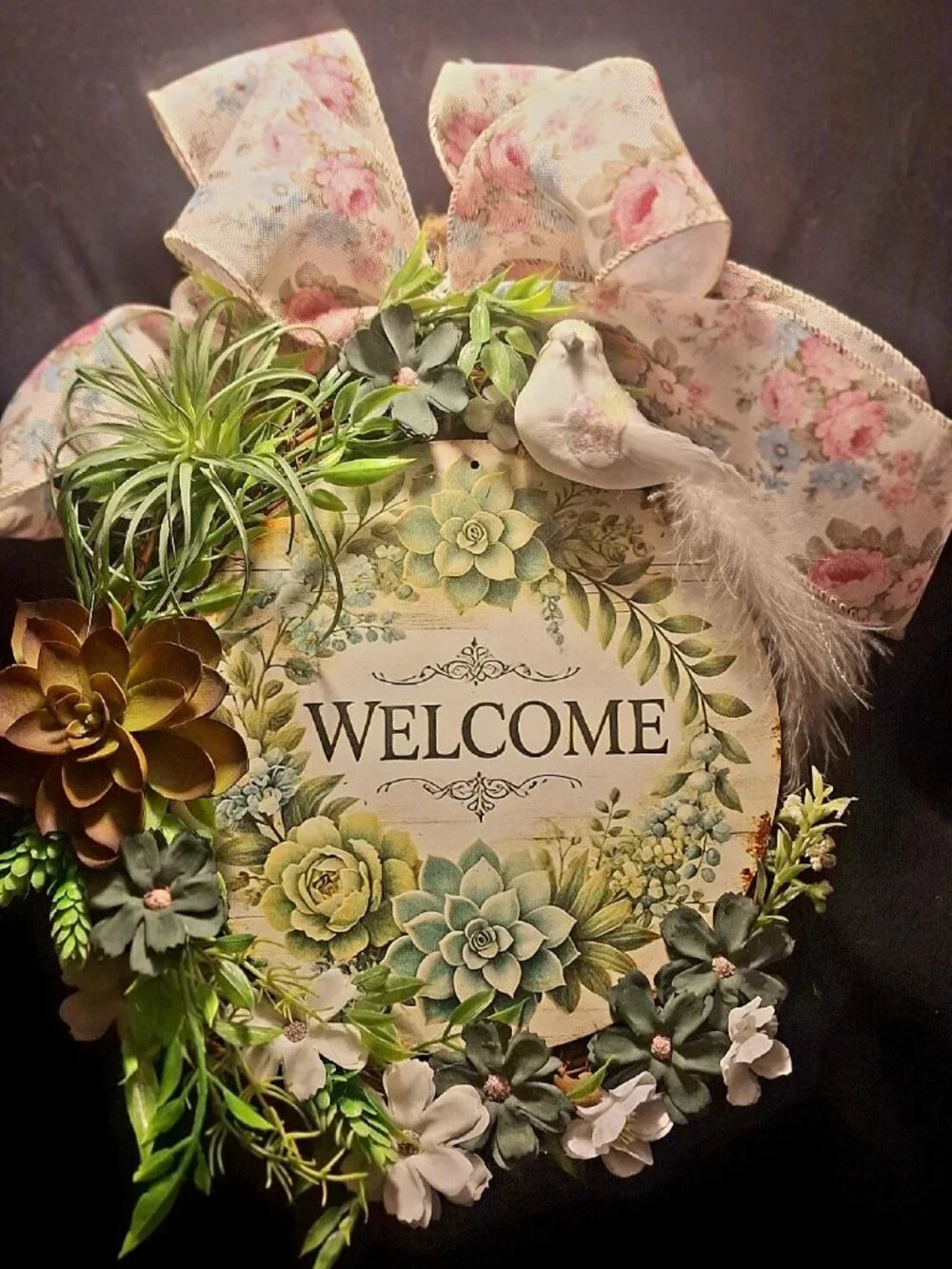 Handmade twig wreath
